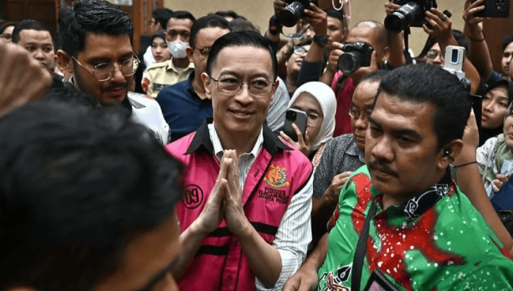 Tom Lembong usai di vonis hukuman 4 tahun 6 bulan. (Foto: AntaraNews)