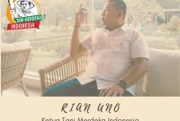 Ketua tani merdeka provinsi Gorontalo. Foto:Istw