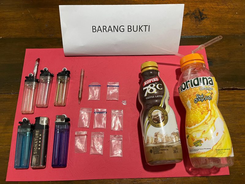 Barang Bukti yang di ungkap satnarkoba polres Pohuwato. Foto: Istw