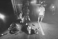 Laka Lantas Di Desa Maleo, Kematan Popayato Timur. Foto: Istw 