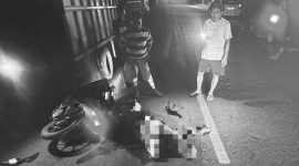 Laka Lantas Di Desa Maleo, Kematan Popayato Timur. Foto: Istw 