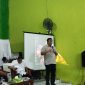 Anggota DPR RI, Rahmat Gobel saat memberikan materi Empat Pilar di Desa Rejonergoro, Kecamatan Limboto Barat-Gorontalo. Foto:Istw