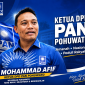 Ketua Dewan Pimpinan Daerah (DPD) Partai Amanat Nasional (PAN) Kabupaten Pohuwato, Mohammad Afif. Foto: Istw