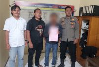 FM Pemodal Dan pemilik alat berat merk sunward diduga digunakan untuk aktivits Pertambangan emas Tanpa izin (PETI) Des Teratai yang kini Di tetapkan Tersangka dan di tahan Di Rutan Polres Pohuwato. Foto: Humas Polres Pohuwato
