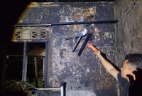 Salah satu rumah warga Pohuwato yang berhasil dipadamkan. Foto: Istw