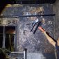 Salah satu rumah warga Pohuwato yang berhasil dipadamkan. Foto: Istw