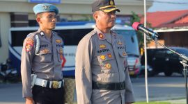 Apel kesiapsiagaan karhutla dalam rangka menghadapi musim kemarau 2026.Foto: Humas Polres Pohuwato 