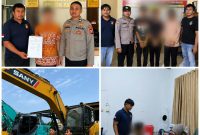 Satuan Reserse Kriminal (Satreskrim) Polres Pohuwato menyerahkan tersangka dan barang bukti dari tiga perkara berbeda kepada Kejaksaan Negeri Pohuwato. Foto: Humas Polres