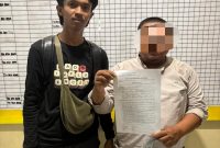 Dirreskrimsus Polda Gorontalo Menetapkan seorang tersangka kasus Pertambangan emas tanpa izin (PETI) di wilayah DAM Desa Hulawa, Kecamatan Buntulia, Kabupaten Pohuwato. Foto: Istw