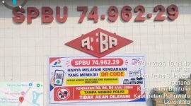 SPBU Marisa-Pohuwato. Foto:Bercak.id
