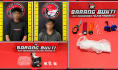 Pesan Sabu dari Makassar via Instagram, Dua Pria Diamankan di Pohuwato